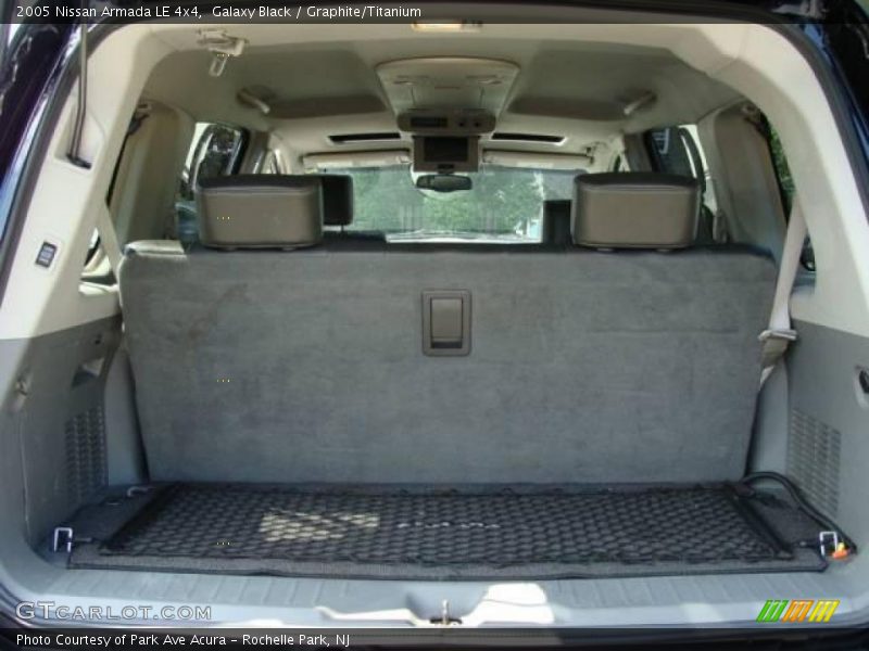 Galaxy Black / Graphite/Titanium 2005 Nissan Armada LE 4x4