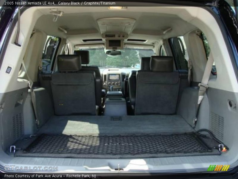 Galaxy Black / Graphite/Titanium 2005 Nissan Armada LE 4x4