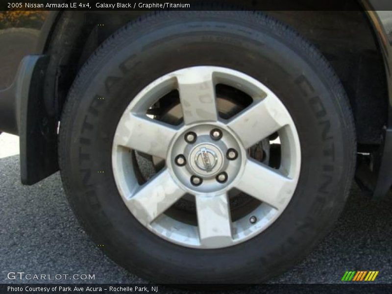 Galaxy Black / Graphite/Titanium 2005 Nissan Armada LE 4x4