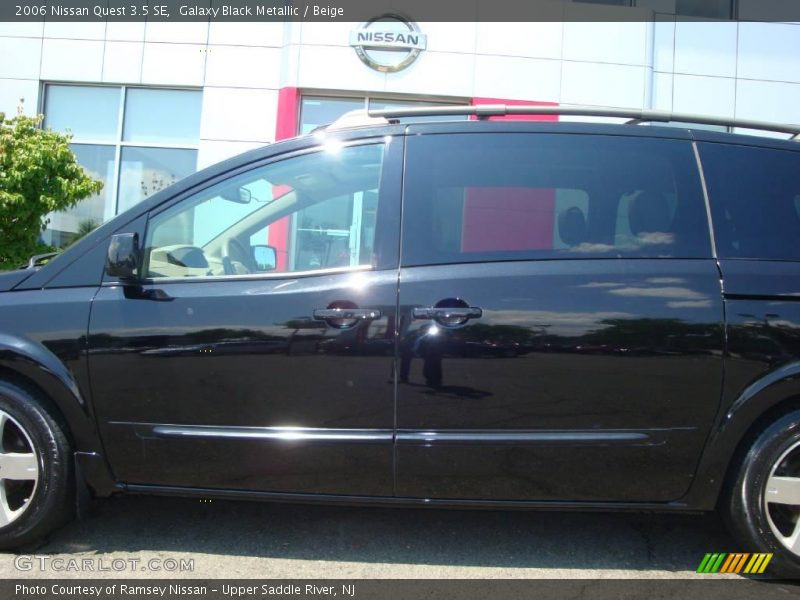 Galaxy Black Metallic / Beige 2006 Nissan Quest 3.5 SE