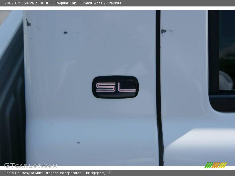 Summit White / Graphite 2002 GMC Sierra 2500HD SL Regular Cab