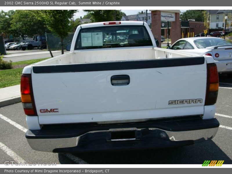 Summit White / Graphite 2002 GMC Sierra 2500HD SL Regular Cab