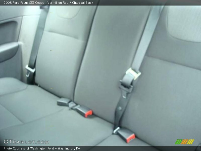 Vermillion Red / Charcoal Black 2008 Ford Focus SES Coupe