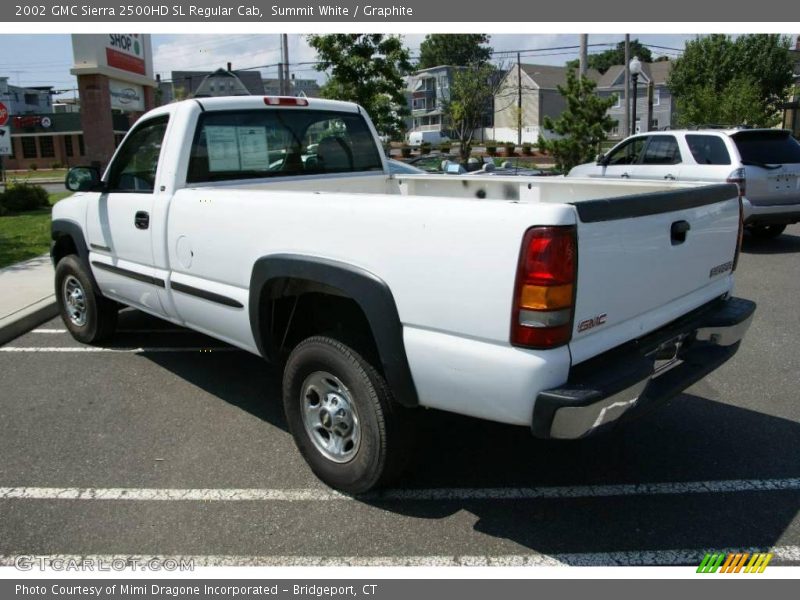 Summit White / Graphite 2002 GMC Sierra 2500HD SL Regular Cab