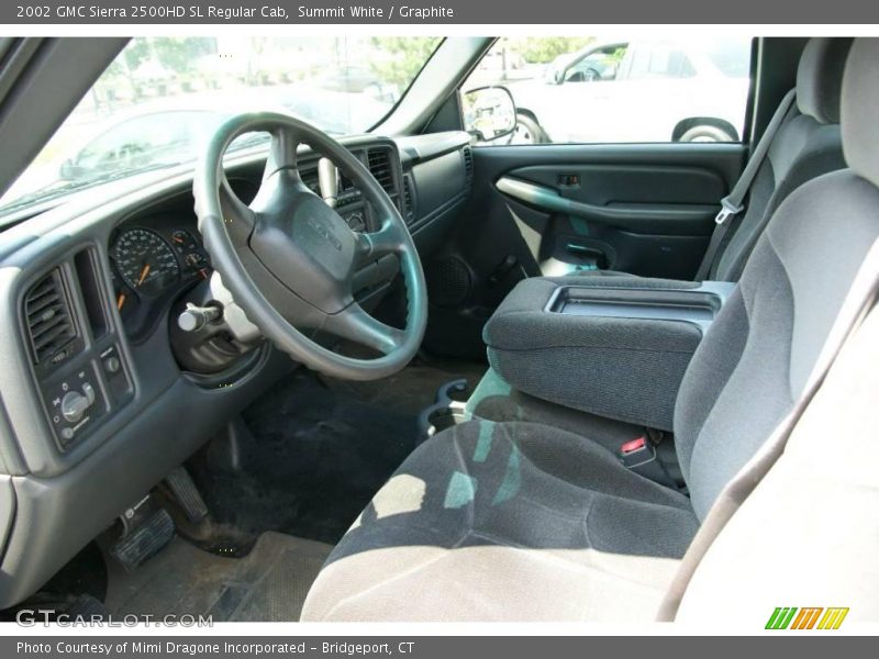Summit White / Graphite 2002 GMC Sierra 2500HD SL Regular Cab