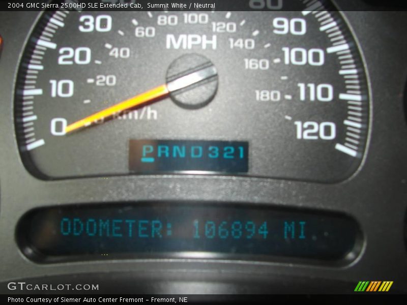 Summit White / Neutral 2004 GMC Sierra 2500HD SLE Extended Cab