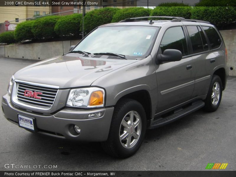 Steel Gray Metallic / Ebony 2008 GMC Envoy SLE 4x4