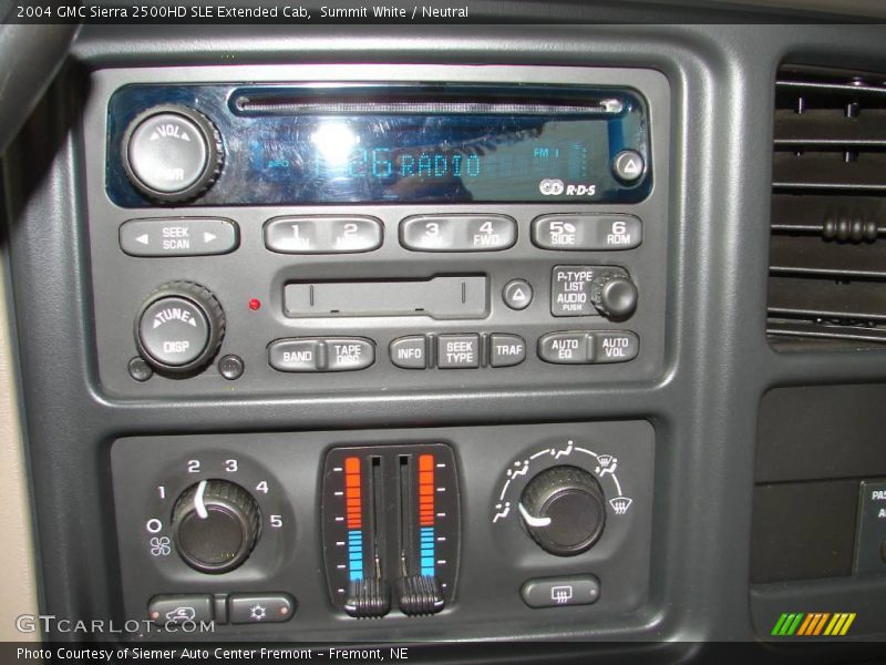 Summit White / Neutral 2004 GMC Sierra 2500HD SLE Extended Cab