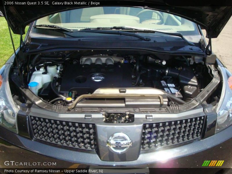 Galaxy Black Metallic / Beige 2006 Nissan Quest 3.5 SE