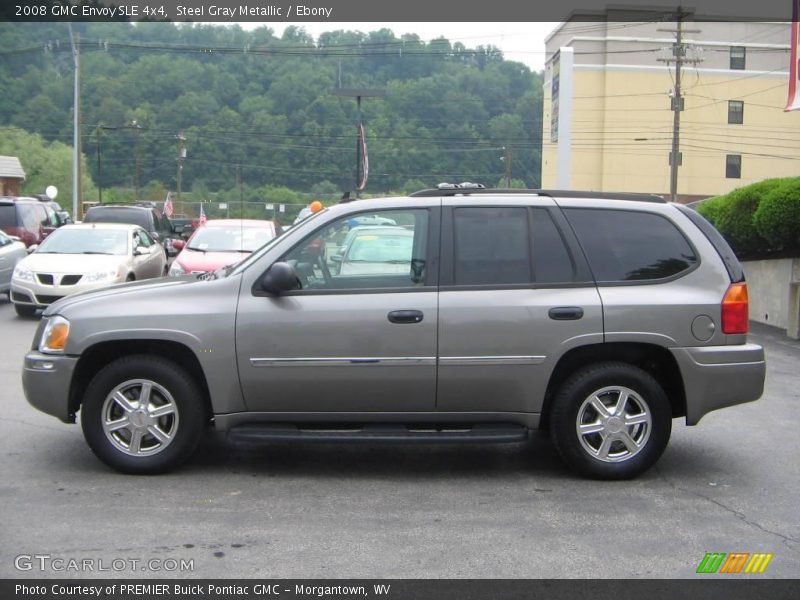 Steel Gray Metallic / Ebony 2008 GMC Envoy SLE 4x4