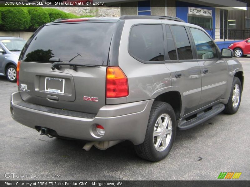 Steel Gray Metallic / Ebony 2008 GMC Envoy SLE 4x4