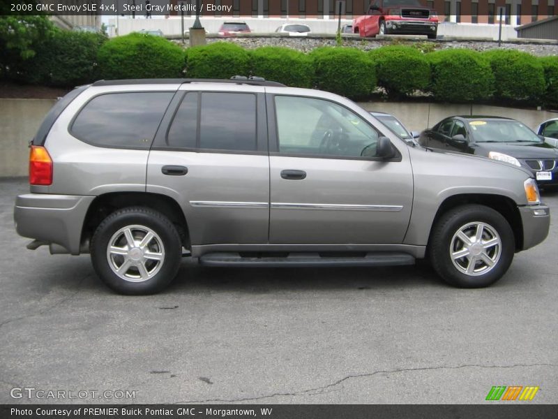 Steel Gray Metallic / Ebony 2008 GMC Envoy SLE 4x4