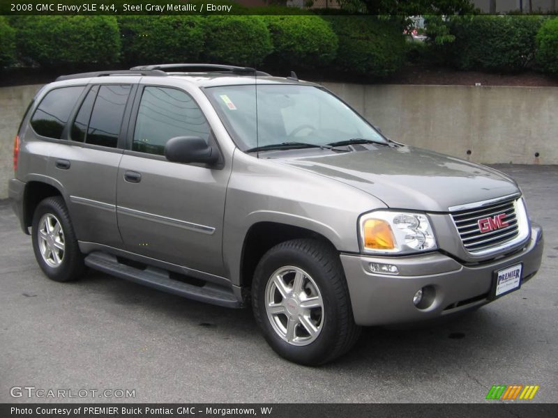 Steel Gray Metallic / Ebony 2008 GMC Envoy SLE 4x4