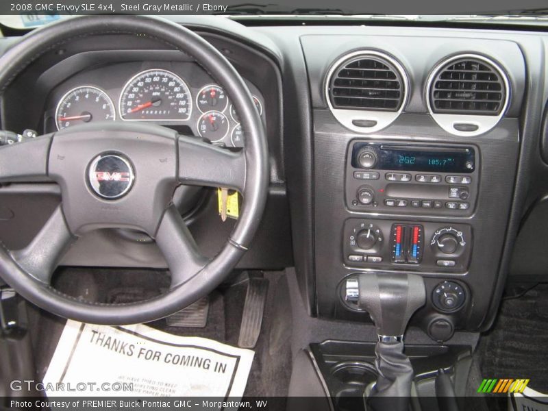 Steel Gray Metallic / Ebony 2008 GMC Envoy SLE 4x4