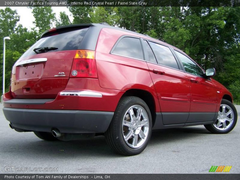 Inferno Red Crystal Pearl / Pastel Slate Gray 2007 Chrysler Pacifica Touring AWD