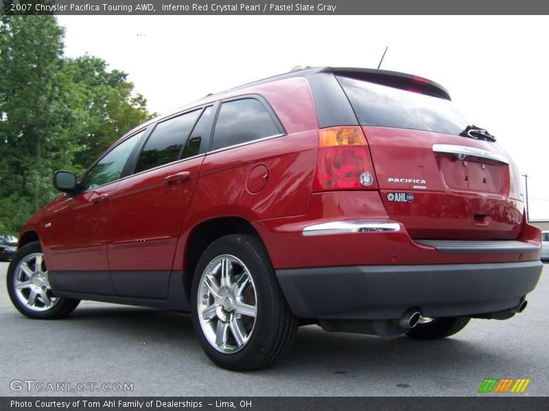 Inferno Red Crystal Pearl / Pastel Slate Gray 2007 Chrysler Pacifica Touring AWD