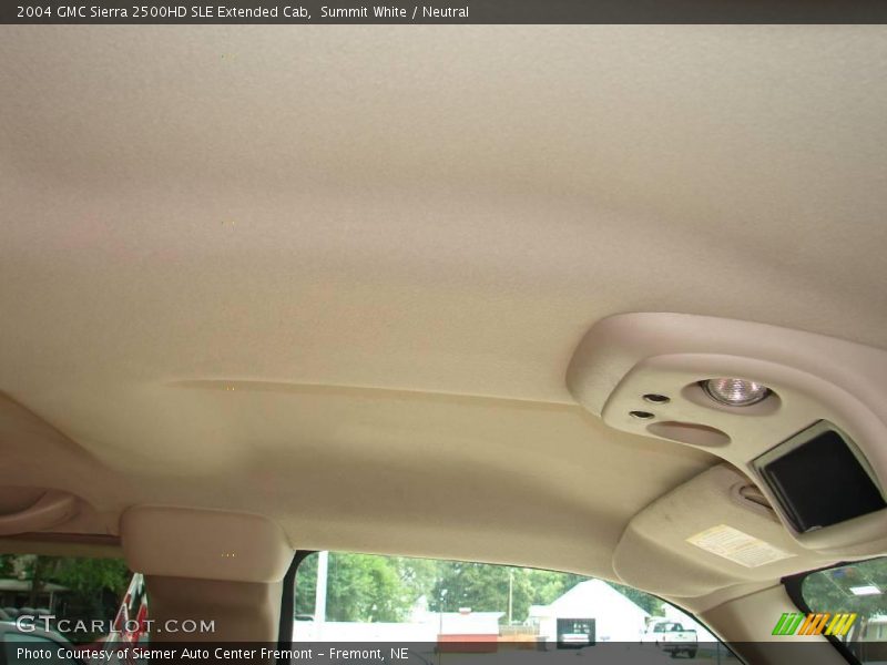 Summit White / Neutral 2004 GMC Sierra 2500HD SLE Extended Cab
