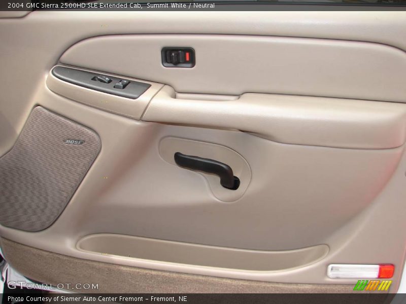 Summit White / Neutral 2004 GMC Sierra 2500HD SLE Extended Cab