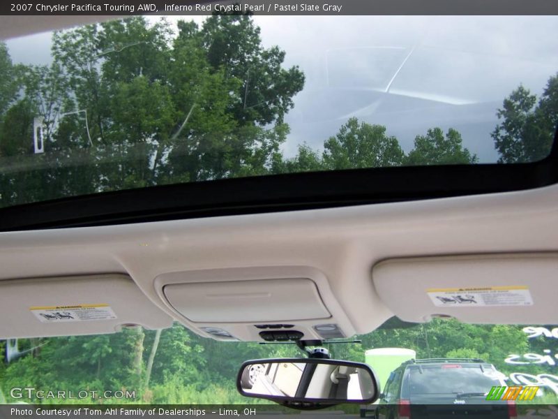 Inferno Red Crystal Pearl / Pastel Slate Gray 2007 Chrysler Pacifica Touring AWD