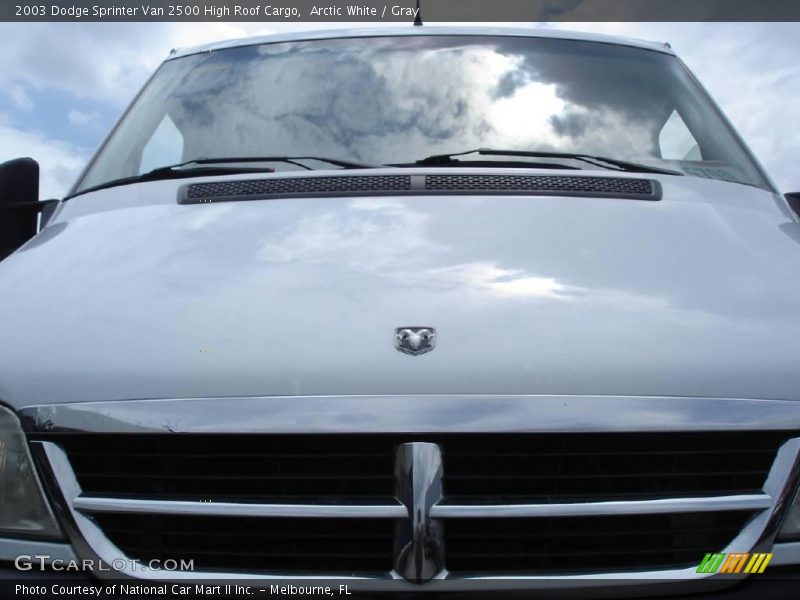 Arctic White / Gray 2003 Dodge Sprinter Van 2500 High Roof Cargo