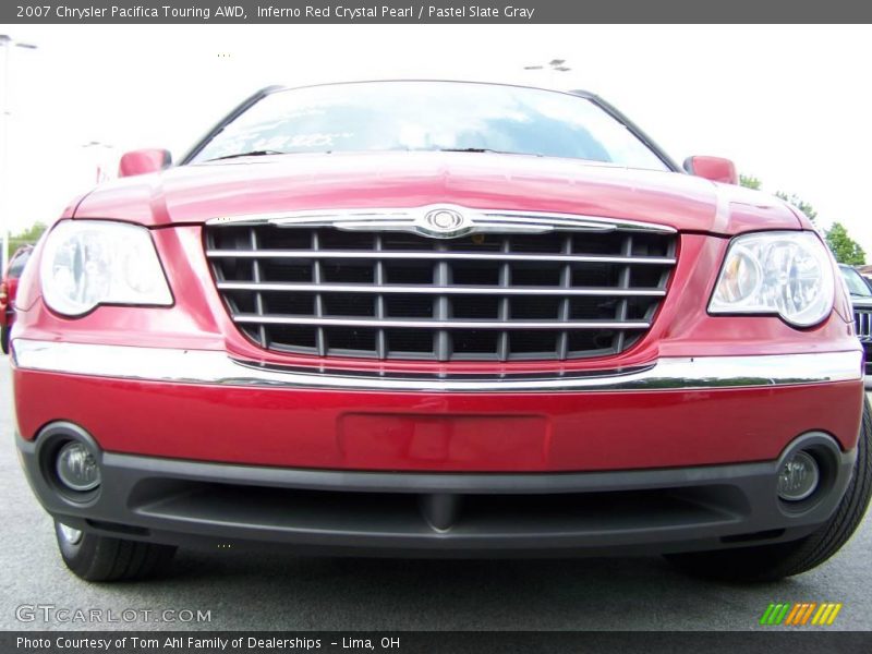 Inferno Red Crystal Pearl / Pastel Slate Gray 2007 Chrysler Pacifica Touring AWD