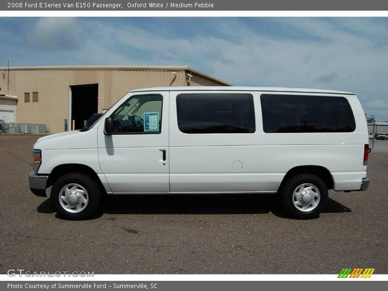 Oxford White / Medium Pebble 2008 Ford E Series Van E150 Passenger