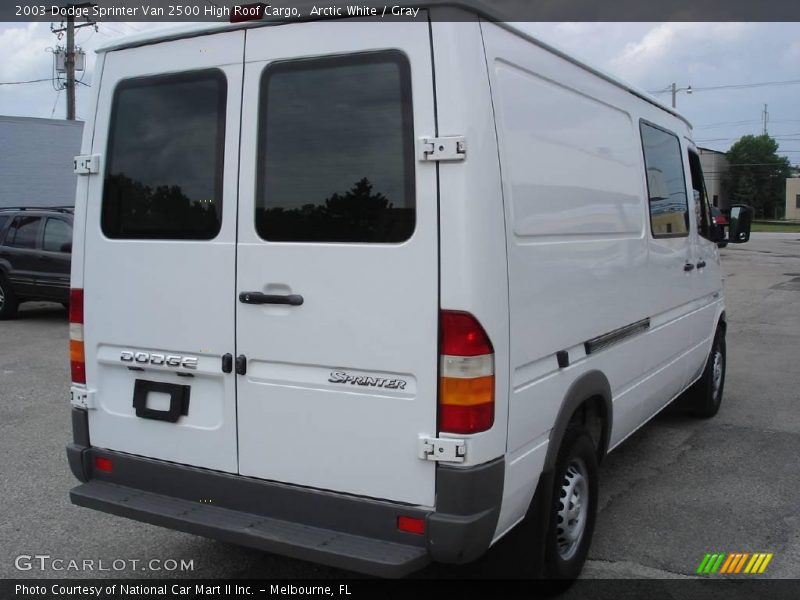 Arctic White / Gray 2003 Dodge Sprinter Van 2500 High Roof Cargo