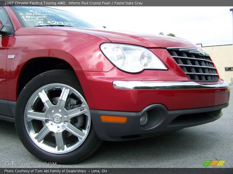 Inferno Red Crystal Pearl / Pastel Slate Gray 2007 Chrysler Pacifica Touring AWD