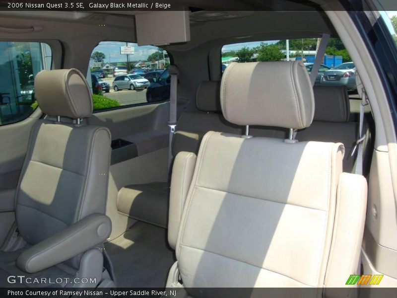 Galaxy Black Metallic / Beige 2006 Nissan Quest 3.5 SE