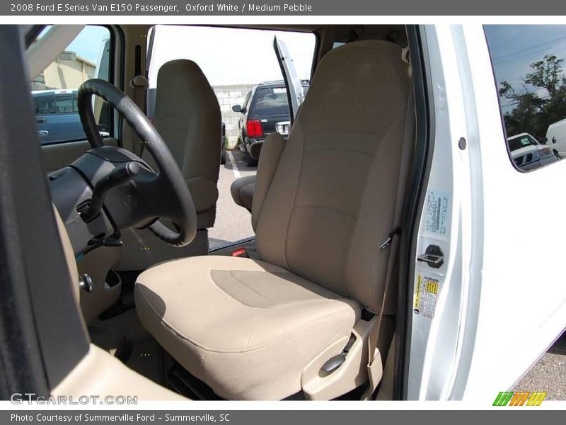 Oxford White / Medium Pebble 2008 Ford E Series Van E150 Passenger