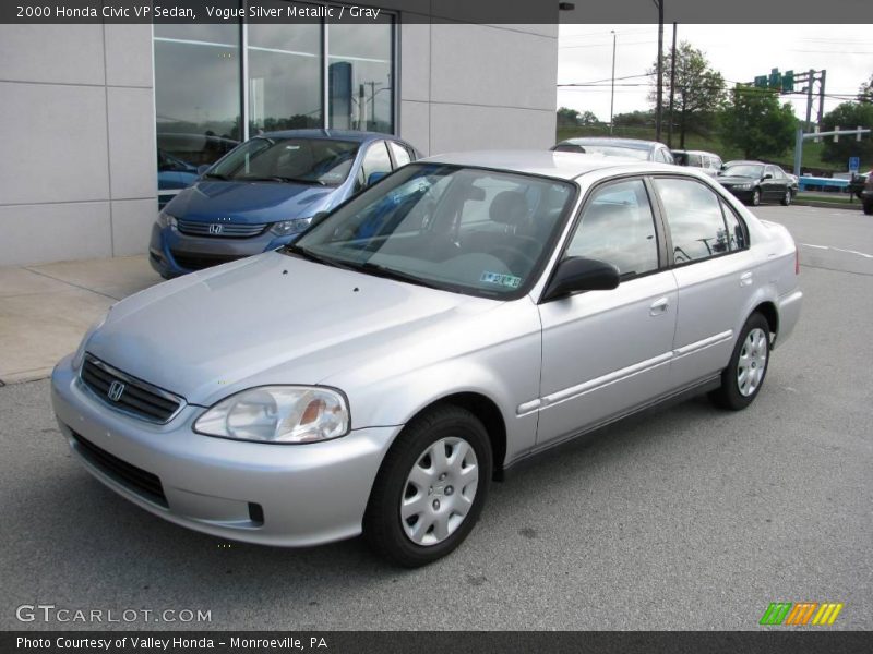 Vogue Silver Metallic / Gray 2000 Honda Civic VP Sedan