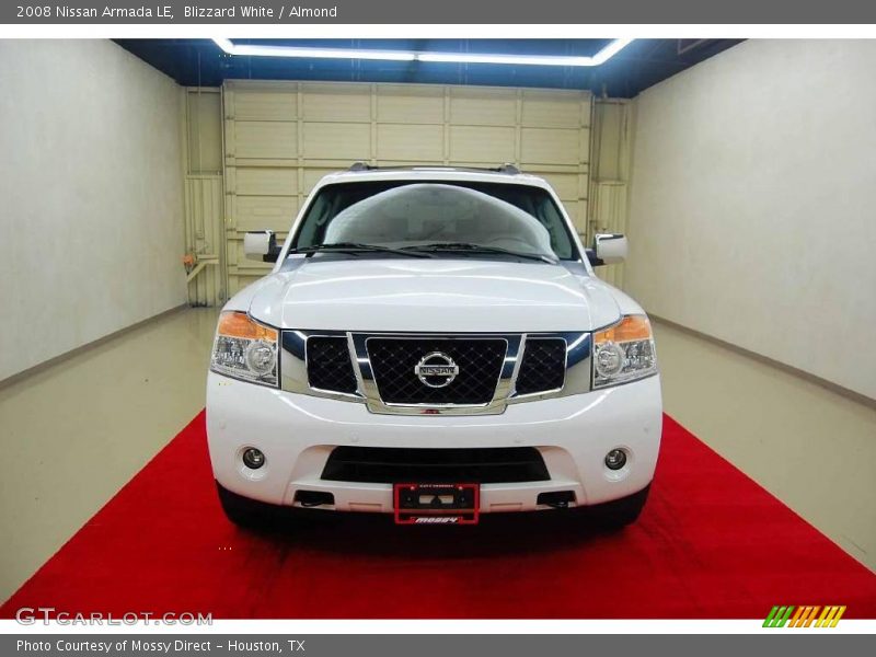 Blizzard White / Almond 2008 Nissan Armada LE