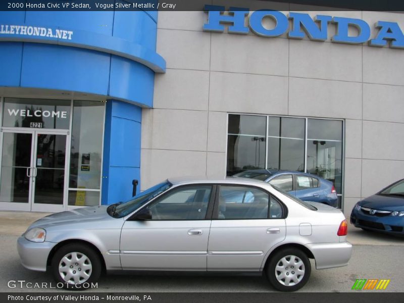 Vogue Silver Metallic / Gray 2000 Honda Civic VP Sedan