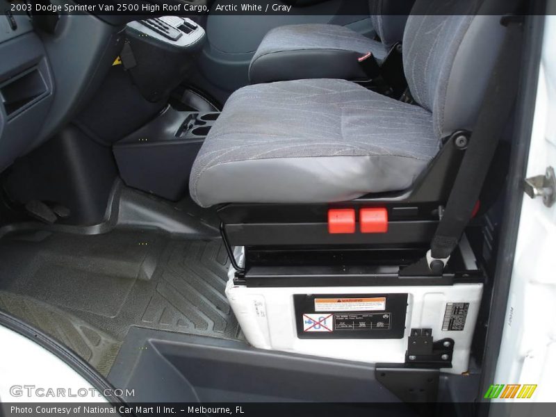 Arctic White / Gray 2003 Dodge Sprinter Van 2500 High Roof Cargo