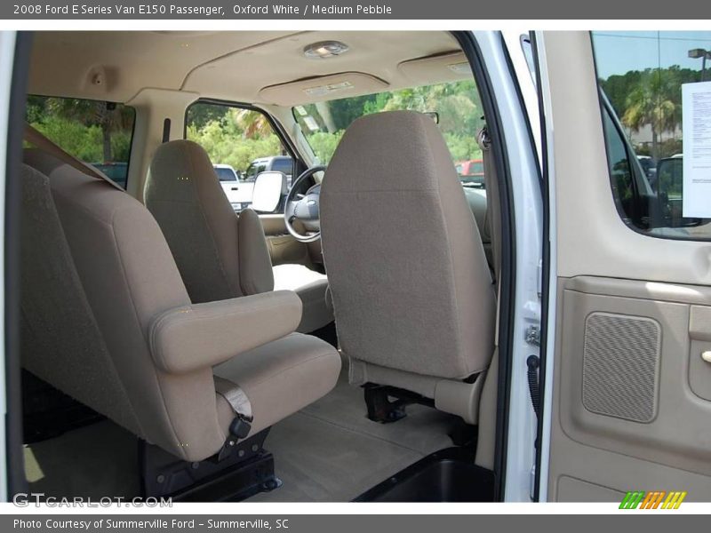 Oxford White / Medium Pebble 2008 Ford E Series Van E150 Passenger