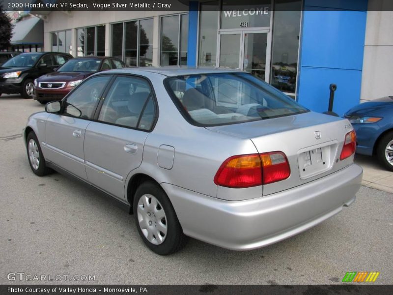 Vogue Silver Metallic / Gray 2000 Honda Civic VP Sedan