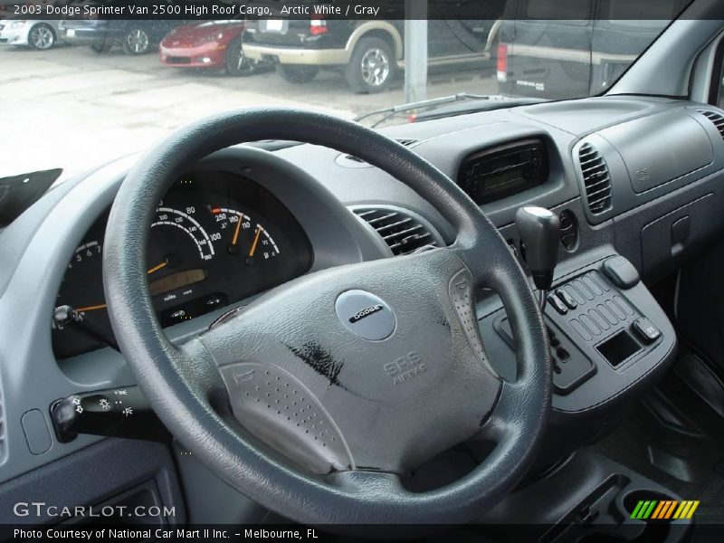 Arctic White / Gray 2003 Dodge Sprinter Van 2500 High Roof Cargo