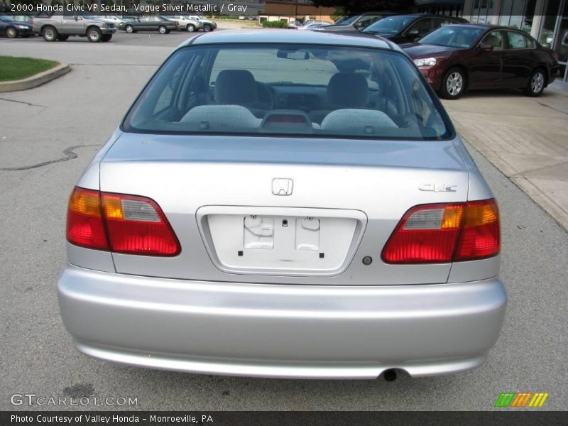 Vogue Silver Metallic / Gray 2000 Honda Civic VP Sedan