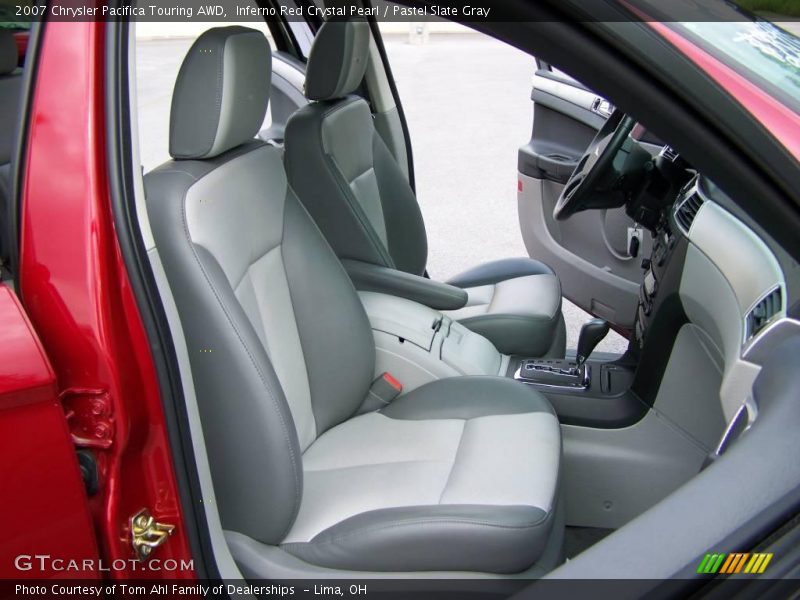 Inferno Red Crystal Pearl / Pastel Slate Gray 2007 Chrysler Pacifica Touring AWD