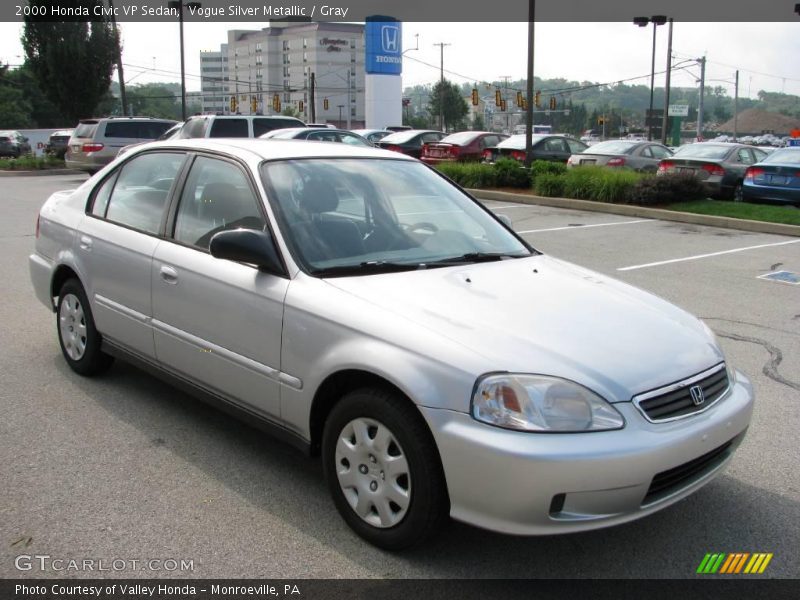 Vogue Silver Metallic / Gray 2000 Honda Civic VP Sedan