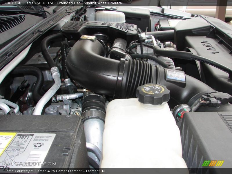 Summit White / Neutral 2004 GMC Sierra 2500HD SLE Extended Cab