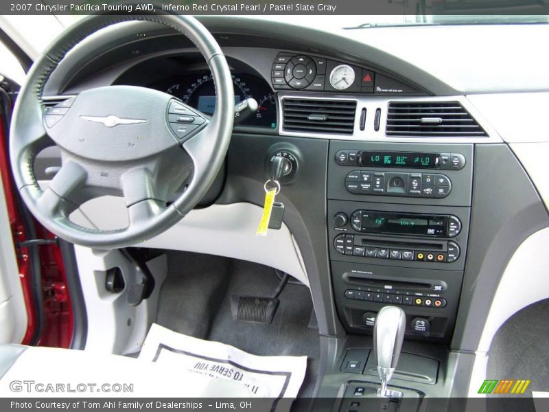 Inferno Red Crystal Pearl / Pastel Slate Gray 2007 Chrysler Pacifica Touring AWD