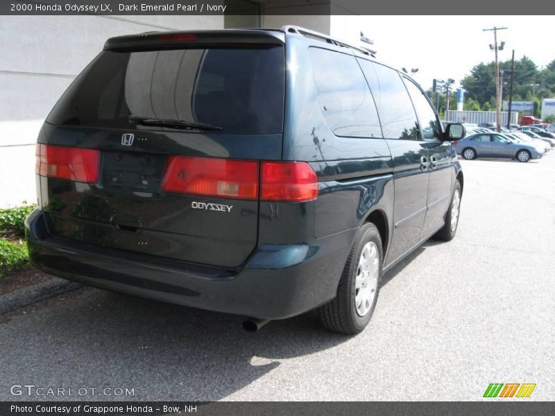 Dark Emerald Pearl / Ivory 2000 Honda Odyssey LX