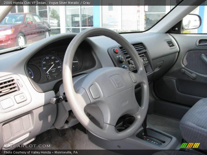 Vogue Silver Metallic / Gray 2000 Honda Civic VP Sedan