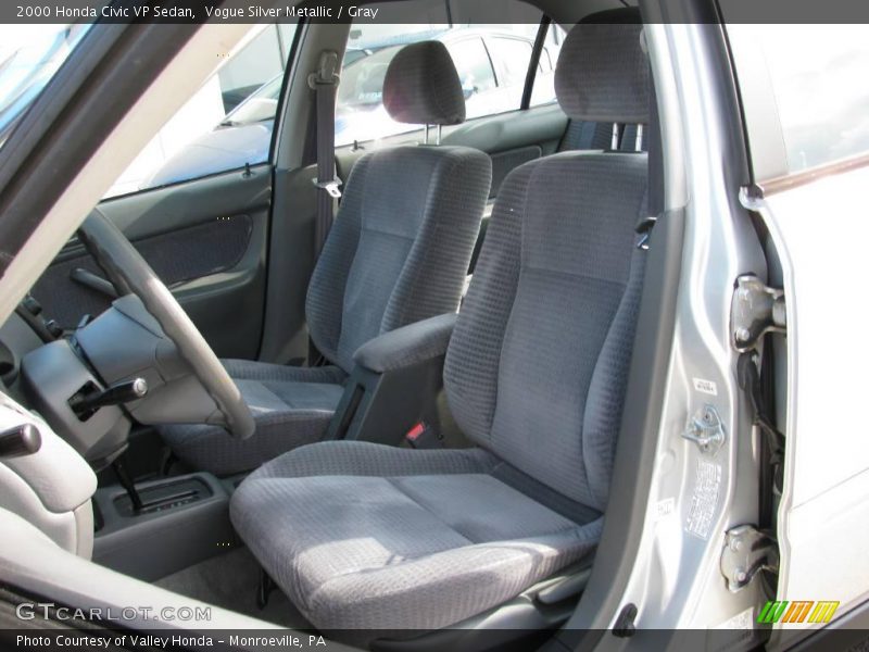 Vogue Silver Metallic / Gray 2000 Honda Civic VP Sedan