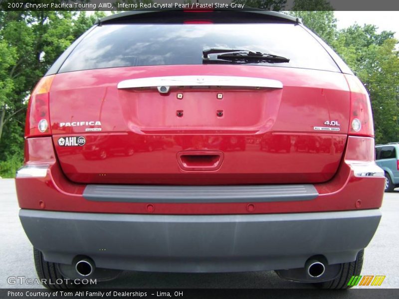 Inferno Red Crystal Pearl / Pastel Slate Gray 2007 Chrysler Pacifica Touring AWD