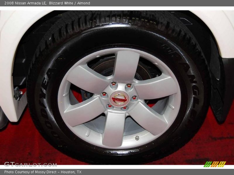 Blizzard White / Almond 2008 Nissan Armada LE