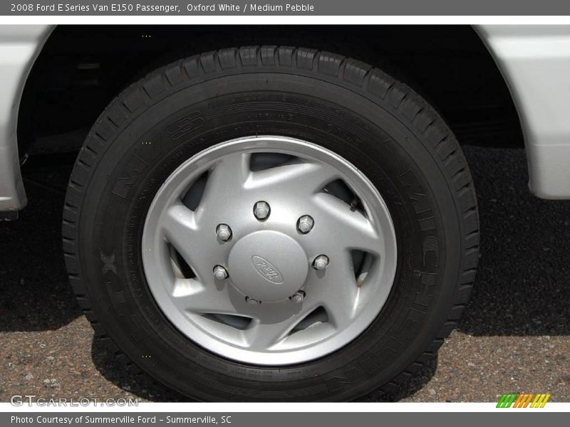 Oxford White / Medium Pebble 2008 Ford E Series Van E150 Passenger