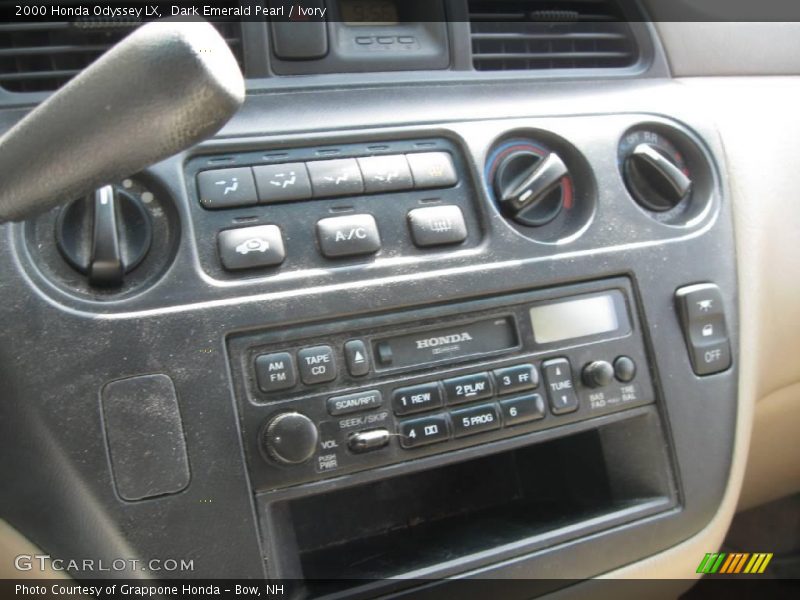 Dark Emerald Pearl / Ivory 2000 Honda Odyssey LX