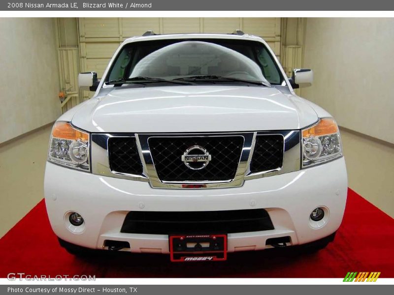 Blizzard White / Almond 2008 Nissan Armada LE